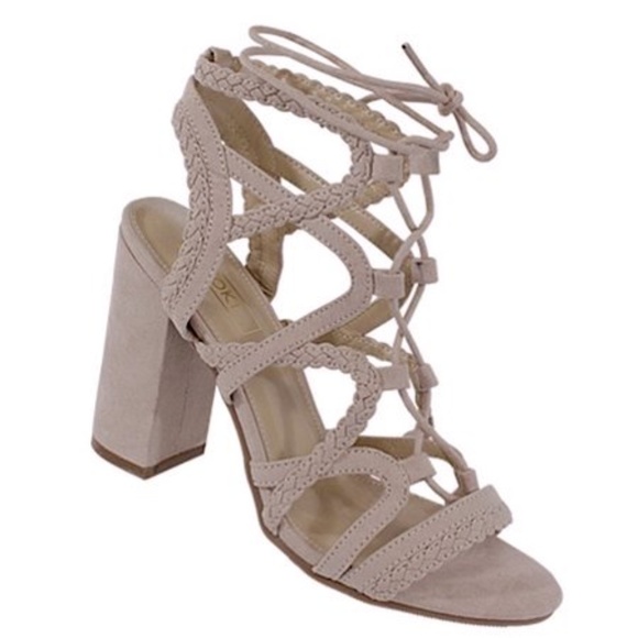 Yoki Shoes - YOKI Strappy Lace Up Dress Party Heels Sandals